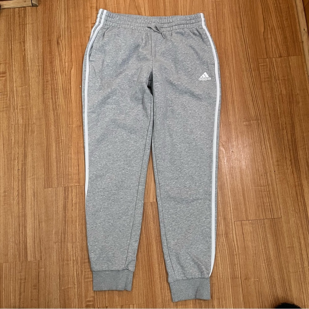 Adidas Heather Gray Joggers